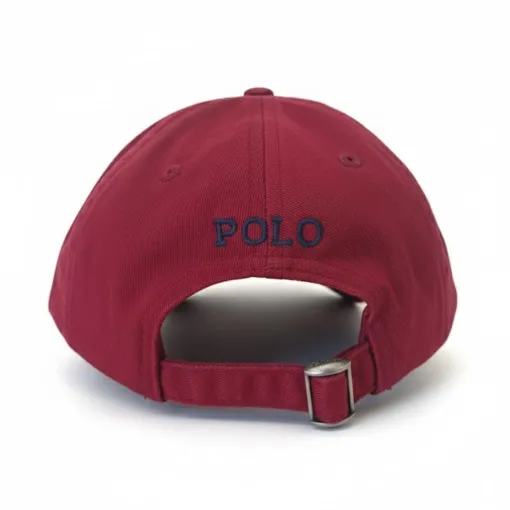 Polo Ralph Lauren Maroon Cotton Twill Cap